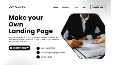صفحة هبوط landing page
