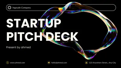 تصميم عرض تقديمي منظم وواضح