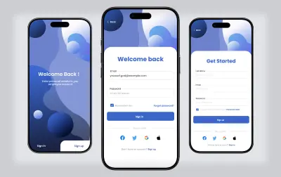 تصميم واجهة تطبيق احترافية وفريدة من نوعها بنظام Android & iOS.