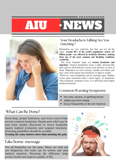 Creating News letter for university students