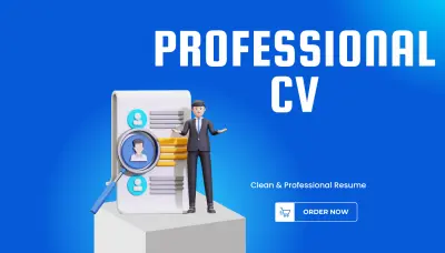 تصميم وكتابة CV احترافي باللغة الإنجليزية متوافق مع ATS