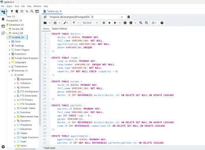 نظام إدارة المستشفى (Hospital Management System)