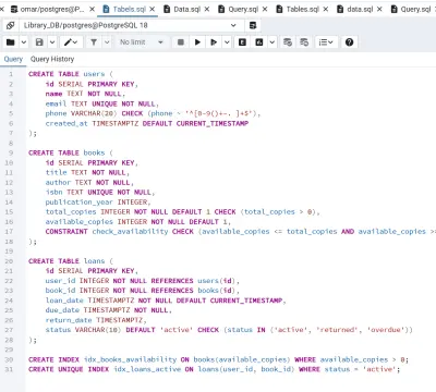 نظام إدارة المكتبة (Library Management System)