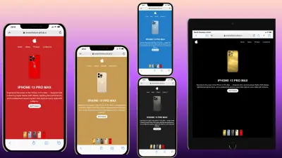 صفحة هبوط آيفون 13 (iPhone Landing Page)