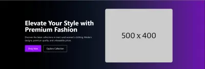 إنشاء صفحة هبوط clothes store عصرية وسريعة ومتجاوبة