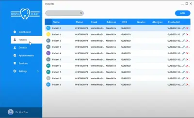 نظام إدارة عيادة أسنان — Desktop Application