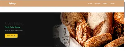 Bakery Landing Page