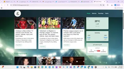News web application
