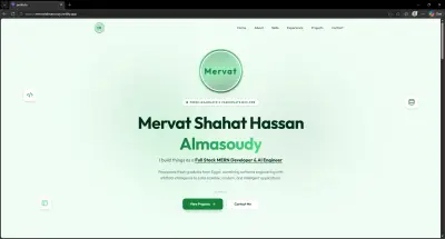 تصميم Portfolio احترافي ومتجاوب لعرض الأعمال والخدمات