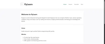 موقع الكتروني لتعليم البايثون.