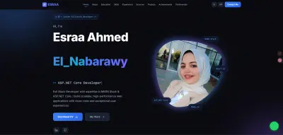 تصميم وتطوير موقع شخصي (Portfolio) احترافي متجاوب بالكامل