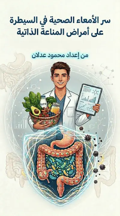 تصميم مقال طبي احترافي + غلاف إبداعي عن أمراض المناعة الذاتية