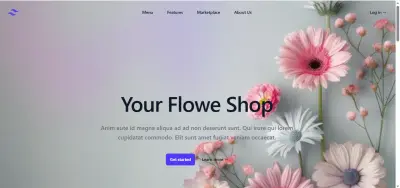 موقع إلكتروني لبيع الزهور