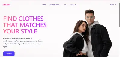 موقع إلكتروني لبيع الملابس (Fashion E-commerce Website)