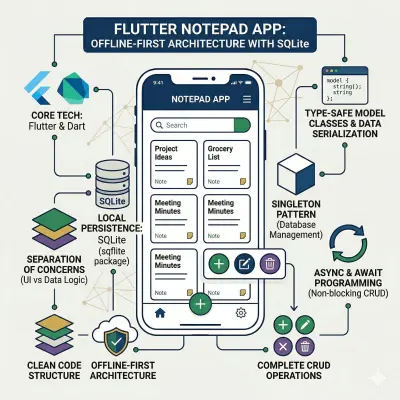 Flutter Notepad App