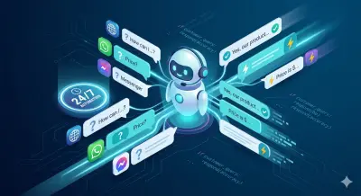 تطوير بوت رد آلي (Chatbot) لخدمة العملاء باستخدام AI.