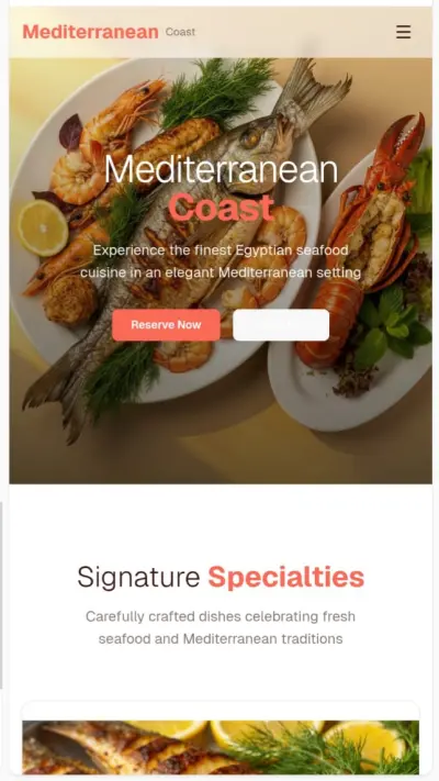 صورة العمل تصميم صفحة هبوط Responsive