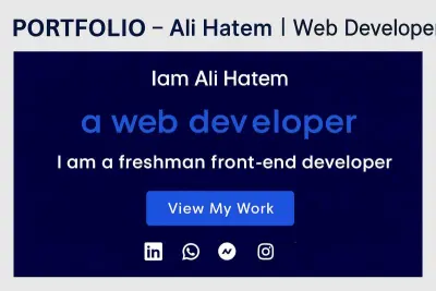 My Portfolio - ملف اعمالي