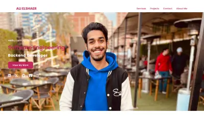 برمجة صفحة هبوط Landing page احترافية