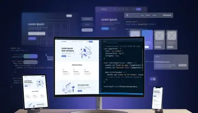 إنشاء موقع إلكتروني احترافي متجاوب باستخدام HTML CSS js