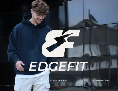 EDGEFIT - تصميم شعار وهوية لبراند ملابس شبابية