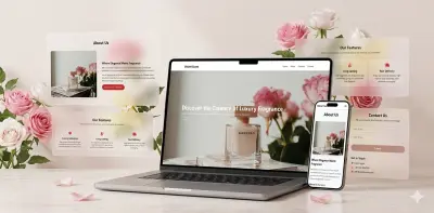 Perfume Landing Page Design
