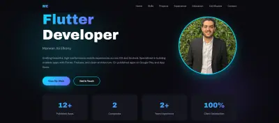 انشاء موقع بورتفوليو portfolio website