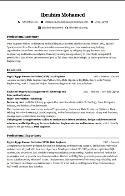 انشاء  سيره ذاتيه احترافيه