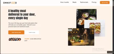Omnifood – منصة اشتراكات الطعام الذكية