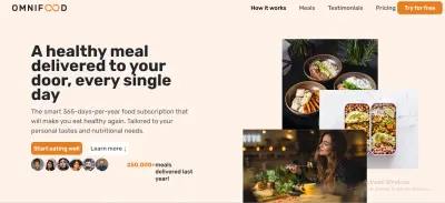 Omnifood AI — Smart Food Subscription Landing Page