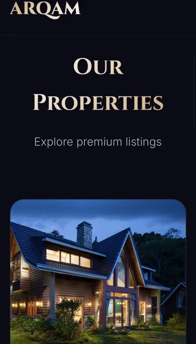 Real Estate Landing Page – Luxury UI Design