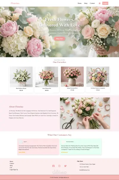 flower shop website