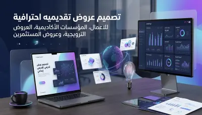 تصميم عرض تقديمي powerpoint presentation رائع وجذاب وبسيط