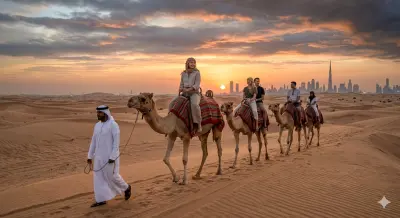 Camel ride Dubai