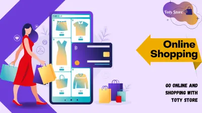 تصميم غلاف فيسبوك احترافي لمتجر إلكتروني (Online Shopping)