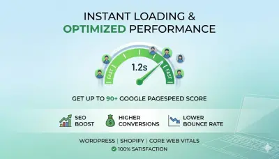 سأحسن تصميم وسرعة موقعك ليصبح احترافي ومتجاوب 100%