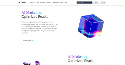 landing page