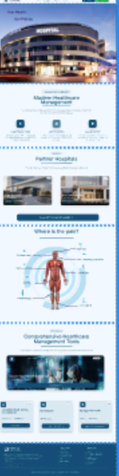 نظام إدارة مستشفى (Hospital Management Dashboard)