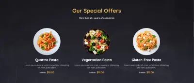 موقع مطعم احترافي (Restaurant Website)