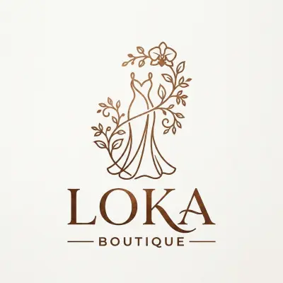 Loka | تصميم هوية بصرية لأتيليه فساتين