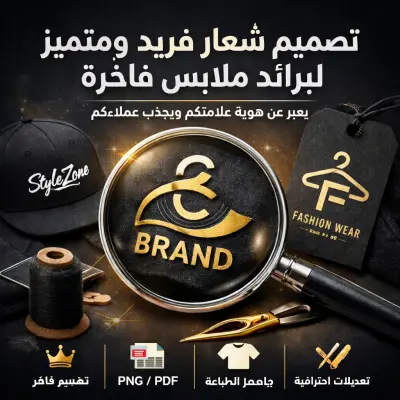 هصمملك لوجو يخلي براند الملابس بتاعك يبان Premium