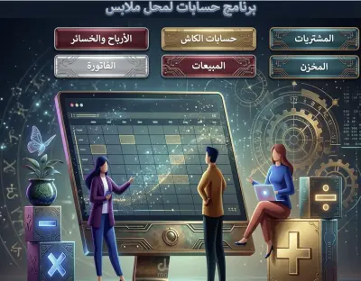 برنامج لمحل ملابس متكامل