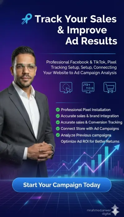 ربط بيكسل موقعك الالكترونى بمنصات التواصل الاجتماعى الخاصة بك وتتبع مبيعاتك