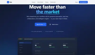 Velo منصة ذكية تساعدك تنظم شغلك وتنجز مهامك بسرعة وسهولة.