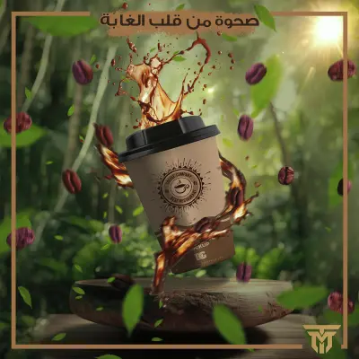 تصميم بوستات جرافيك لمجال الماكولات