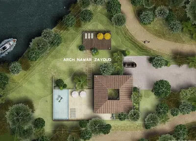 تصميم حدائق مجاورة بتصاميم متنوعة