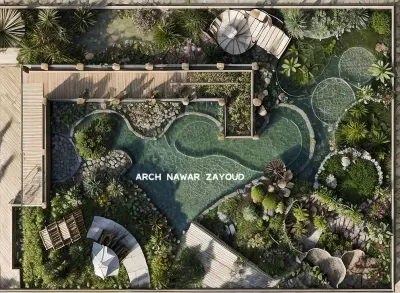 تصميم برك وحدائق مائية بتصاميم عصرية