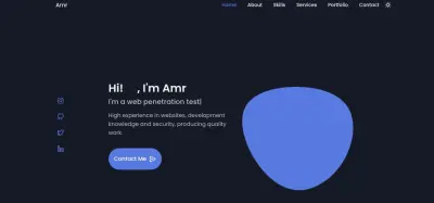 Portfolio website موقع عرض الاعمال