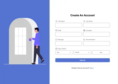 Sign UP page