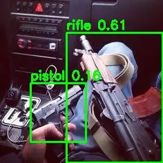نظام كشف الأسلحة باستخدام YOLO وComputer Vision